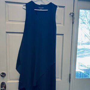 Soft Surroundings Dk Periwinkle Knit Long Dress - Size M (Fits like a L)